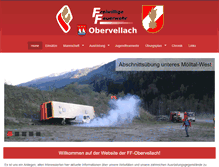 Tablet Screenshot of ff-obervellach.at
